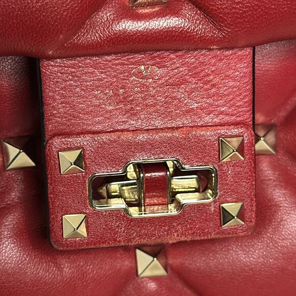 💯 Authentic Valentino Candy Handbag Shoulder Bag Red🍀 - Picture 9 of 16